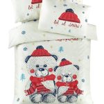 4 dalių patalynės užvalkalų komplektas SNOW |100x150