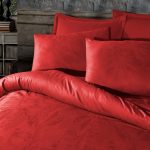 6 dalių žakardinis patalynės komplektas Ludano red 200x220