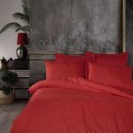 6 dalių žakardinis patalynės komplektas Ludano red 200x220