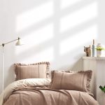 Žakardinė lovatiesė su pagalvių užvalkalais Tziana beige 220x240