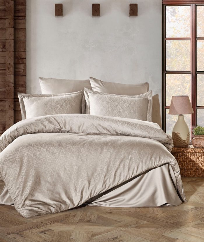 Harley satino komplektas Beige spalvos