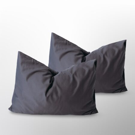 GRAFITAS pagalvių užvalkalai Grafito pagalvių užvalkalai premium satinas