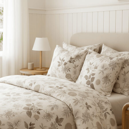 Premium satino patalynės komplektas Dvelksmas