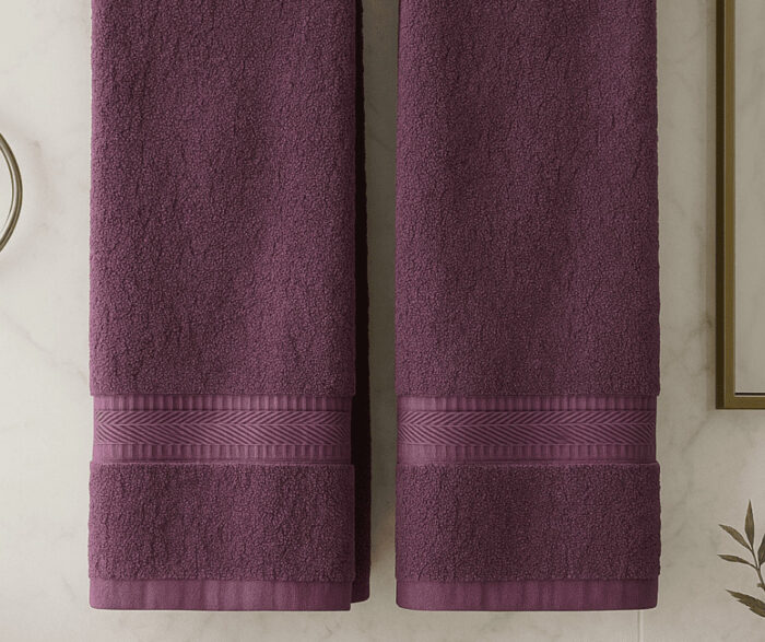 Rankšluosčiai egiptietiški tamsiai violetiniai