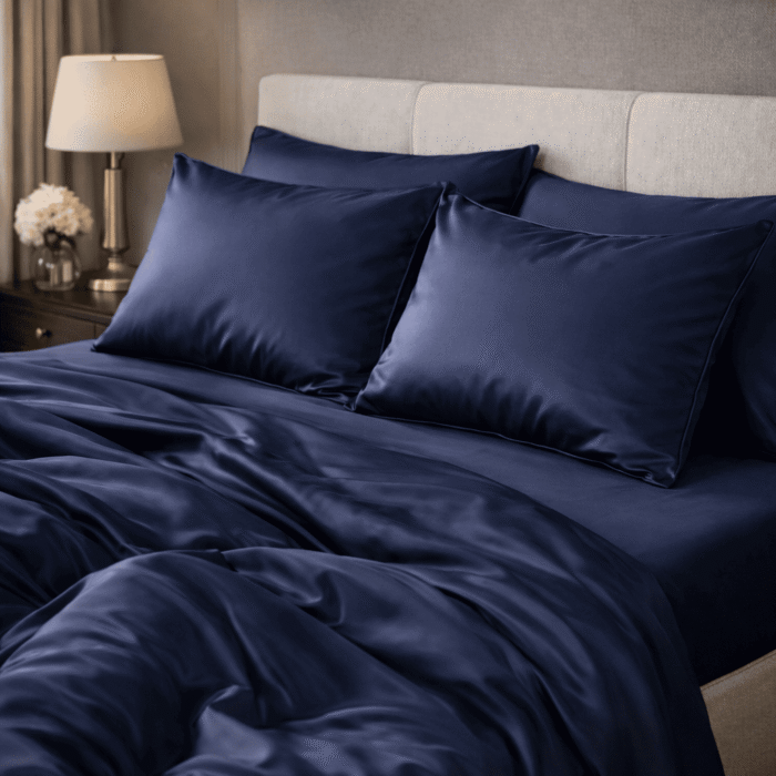Premium satino kmplektas NAVY