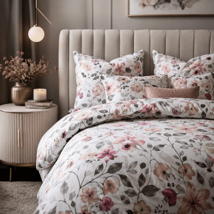 Satino komplektas FLORAL (1) pREMIUM SATINO KOMPLEKTAS fLORAL