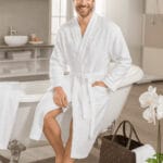 Vaflinis baltos chaltas su vyru