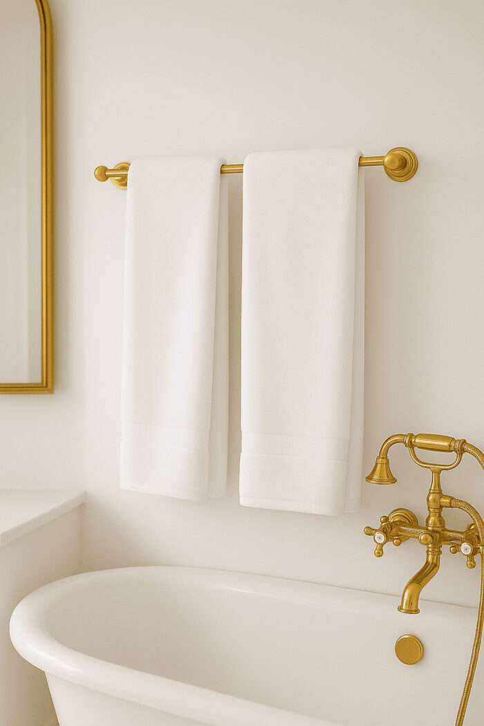 Balti klasikiniai rankšluosčiai Balti rankšluosčiai Extra