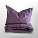 Plum satino patalynės komplektas, sulankstytas