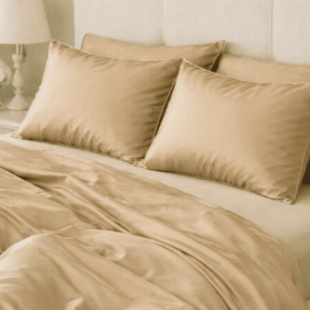 Premium satino Nude spalvos komplektas