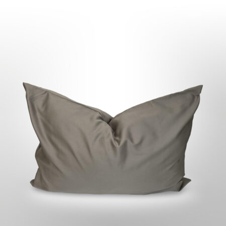 premium satino taupe pagalvės užvalkalas