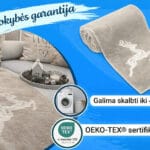 Veliūrinis pledas| ELNIAS | beige| 150x200