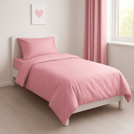 Premium satino patalynės komplektas Rose