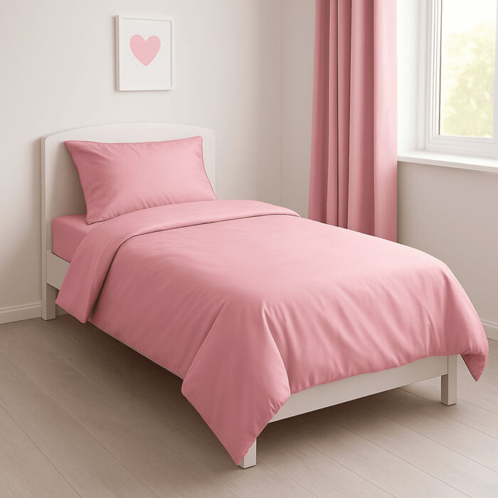 Premium satino patalynės komplektas Rose
