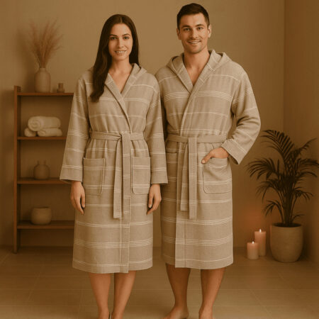 Hamamo chalatas HAMAM | 100 % medvilnė| Unisex | Kelių spalvų