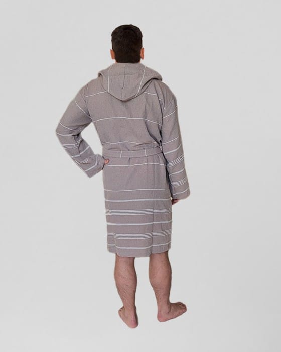rudos spalvos chalatas hamam unisex