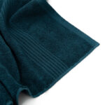 Smaragdo spalvos rankšluostis medvilninis tamsiai žalias Timeless