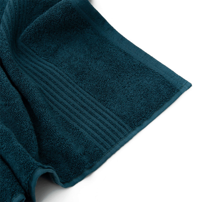 Smaragdo spalvos rankšluostis medvilninis tamsiai žalias Timeless