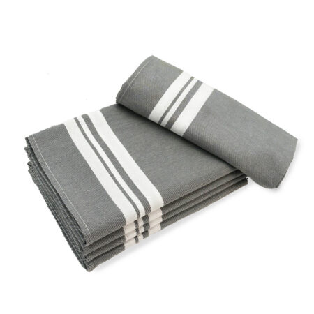 Linea rankšluostukai virtuvei antracito spalvos