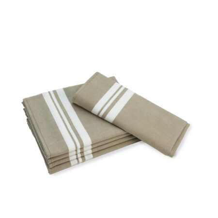 Linea virtuviniai rankšluostukai beige smėlio spalvos Virtuviniai rankšluosčiai LINEA | 100% medvilnė| 2 vnt.