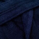 Mėlyno unisex chalato fortinio fragmentas