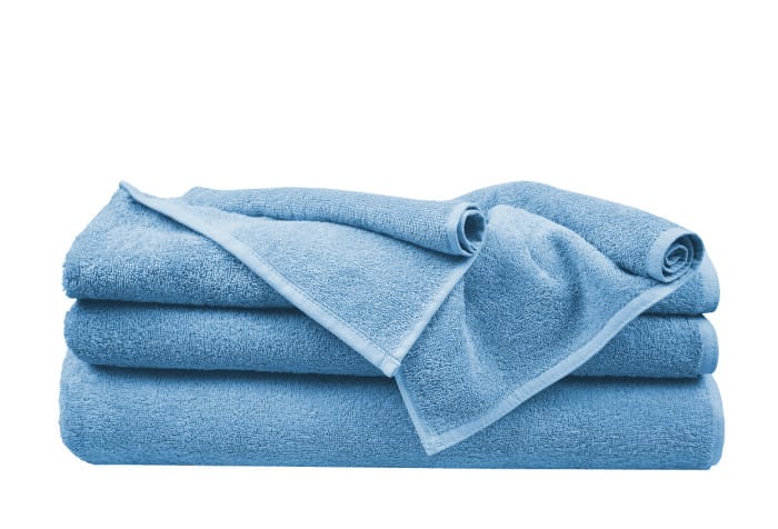 Mėlyni „TUVA“ SPA rankšluosčiai|100 % medvilnė| 450 g/m²