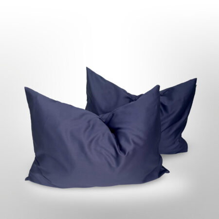 Premium satino pagalvės užvalkalai Blue