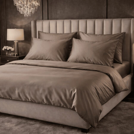 Satino komplektas Brown