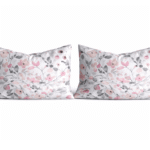 Floral premiumsatino pagalvių užvalkalai