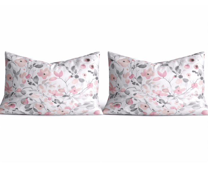 Floral premiumsatino pagalvių užvalkalai