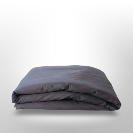 Premium satino antklodės užvalkalas Grafitas