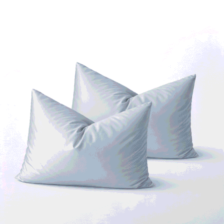 Ice blue premium satino pagalvių užvalkalai