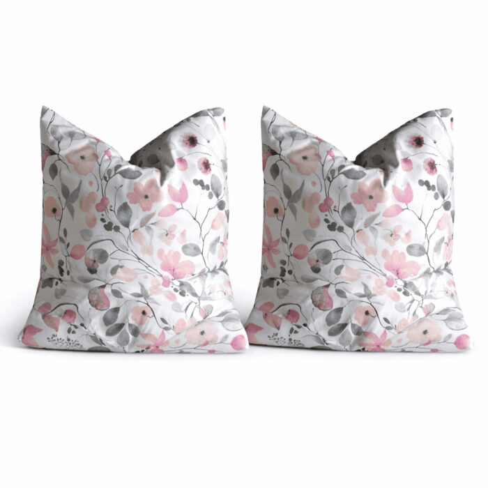 Pagalvių užvalkalai Floral, premium satinas