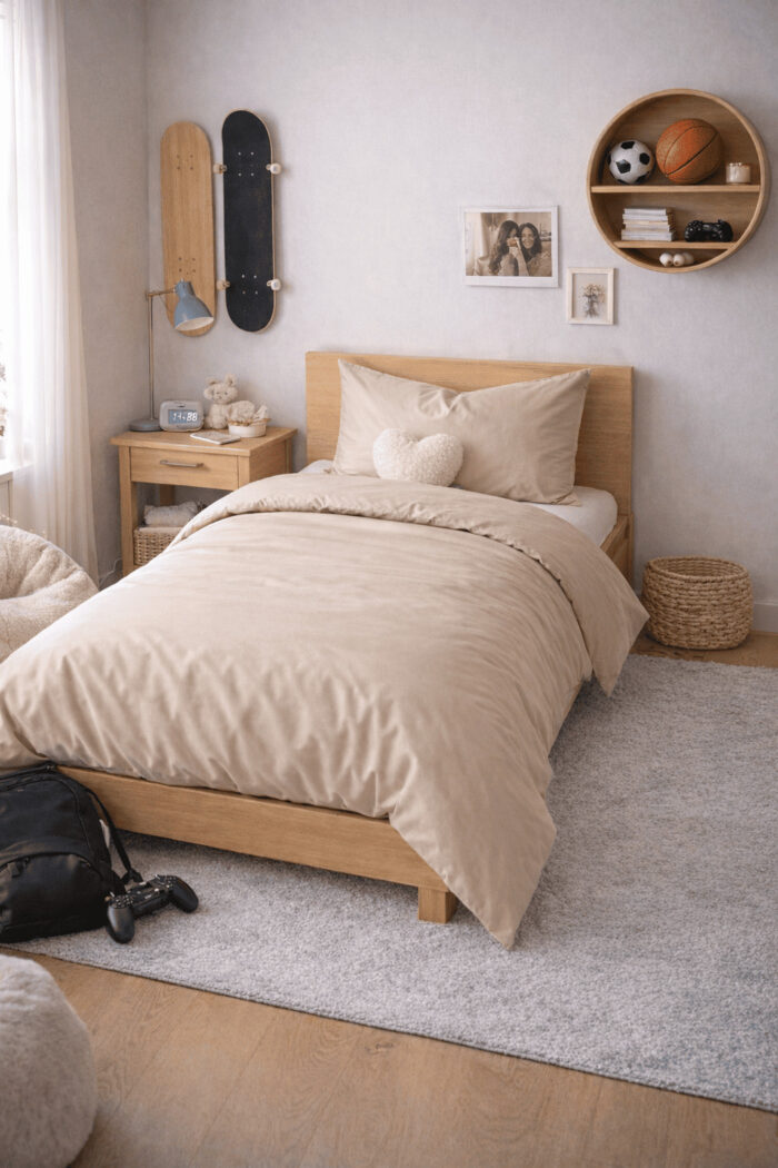 pREMIUM SATINO KOMPLEKTAS VAIKAMS oLIVE dREAM