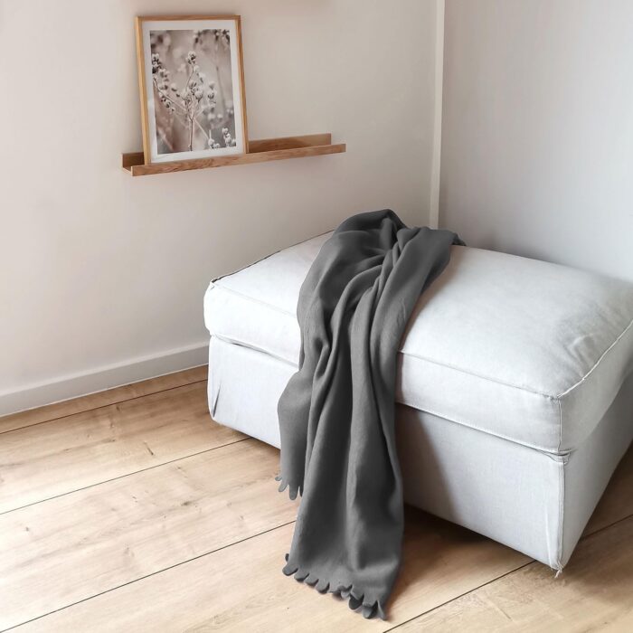 Flisinis pledas su kutais| 130×170 cm| Nesielektrina