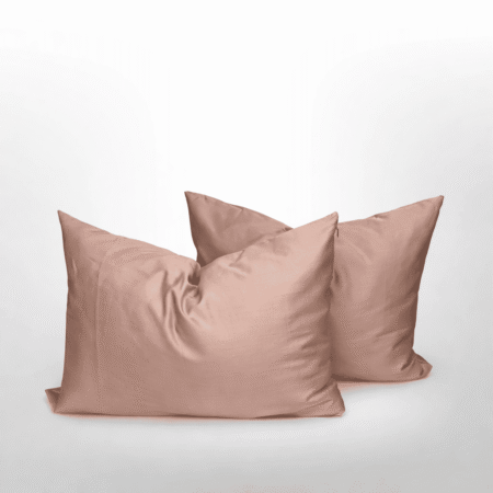 Dark ecru pagalvės užvalkalai, satinas