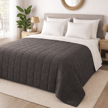 Lovatiesė DUETAS TAMSIAI pilka