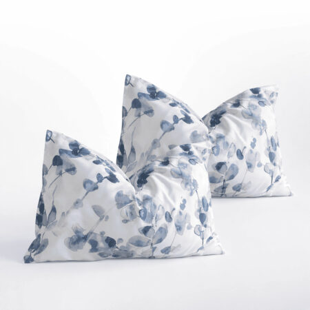 Premium satino pagalvių užvalkalai Eucalyptus blue