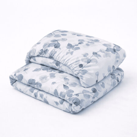 EUCALYPTUS BLUE premium satino paklodė su guma