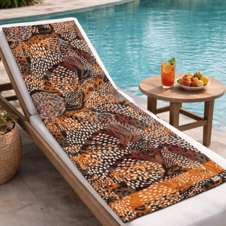 Paplūdimio ir spa rankšluostis Leopard