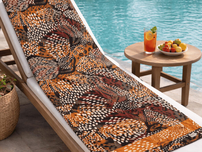 Paplūdimio ir spa rankšluostis Leopard