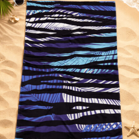 Paplūdimio ir spa, baseino rankšluostis Zebra