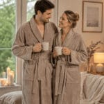 Minkštas bambuko ir medvilnės chalatas „Fango“| Unisex