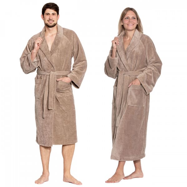 Minkštas bambuko ir medvilnės chalatas „Fango“| Unisex